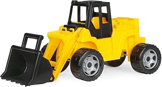 Lena 02048 Sturdy Giant Shovel, Giga Trucks Front-end Loader with Operating Handle, Loading Vehicle for Children from 3 Years of Age
