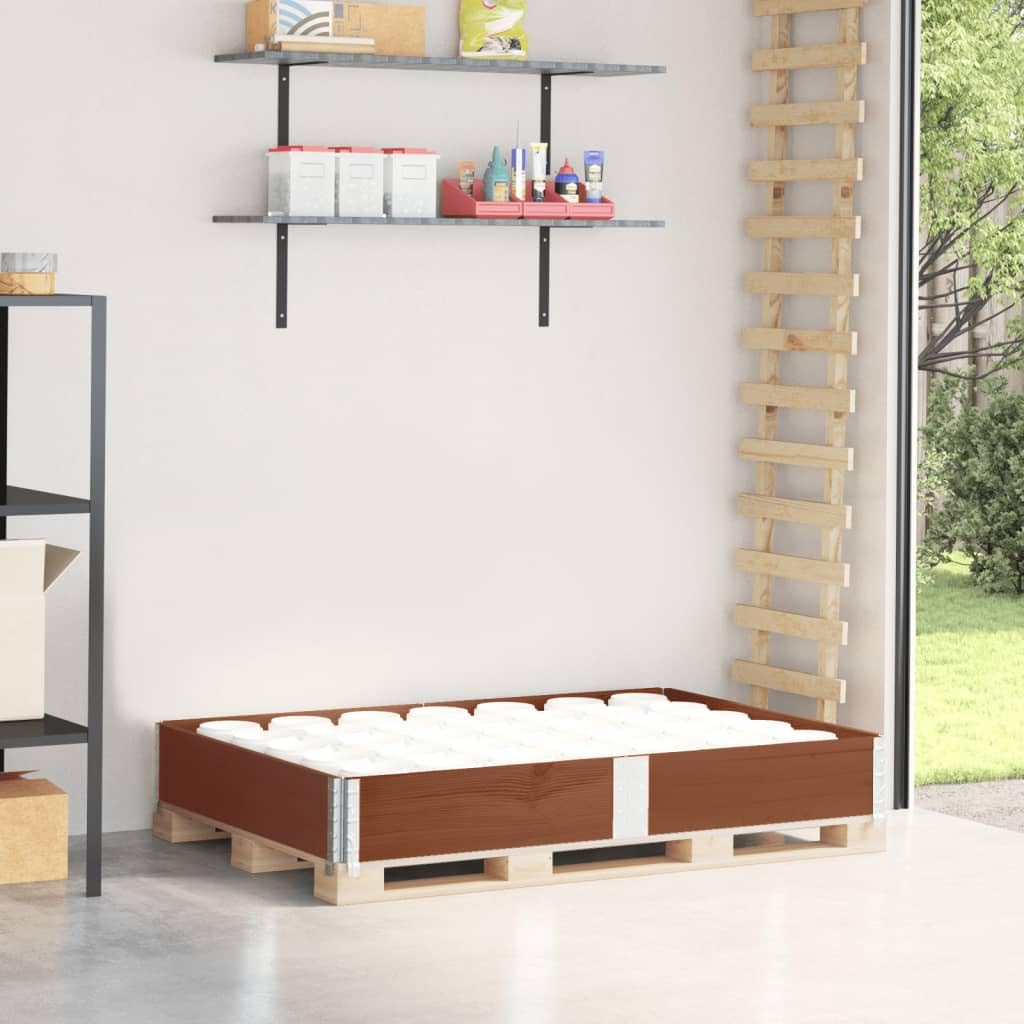 Paretale per Pallet Marrone 150x100cm in Legno Massello di Pino, Commercio e Industria,Movimentazione di Materiali,Pianali di carico e Pallet, 12.1kg-4010304