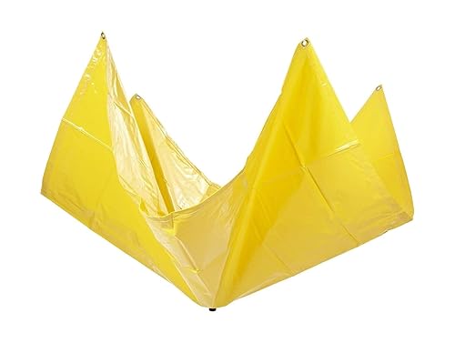 Vista 35 de Mytee Products Lonas de drenaje – (5 x 5 pies y 7 pies x 7 pies), lona desviadora de goteo para techo de techo resistente, color amarillo