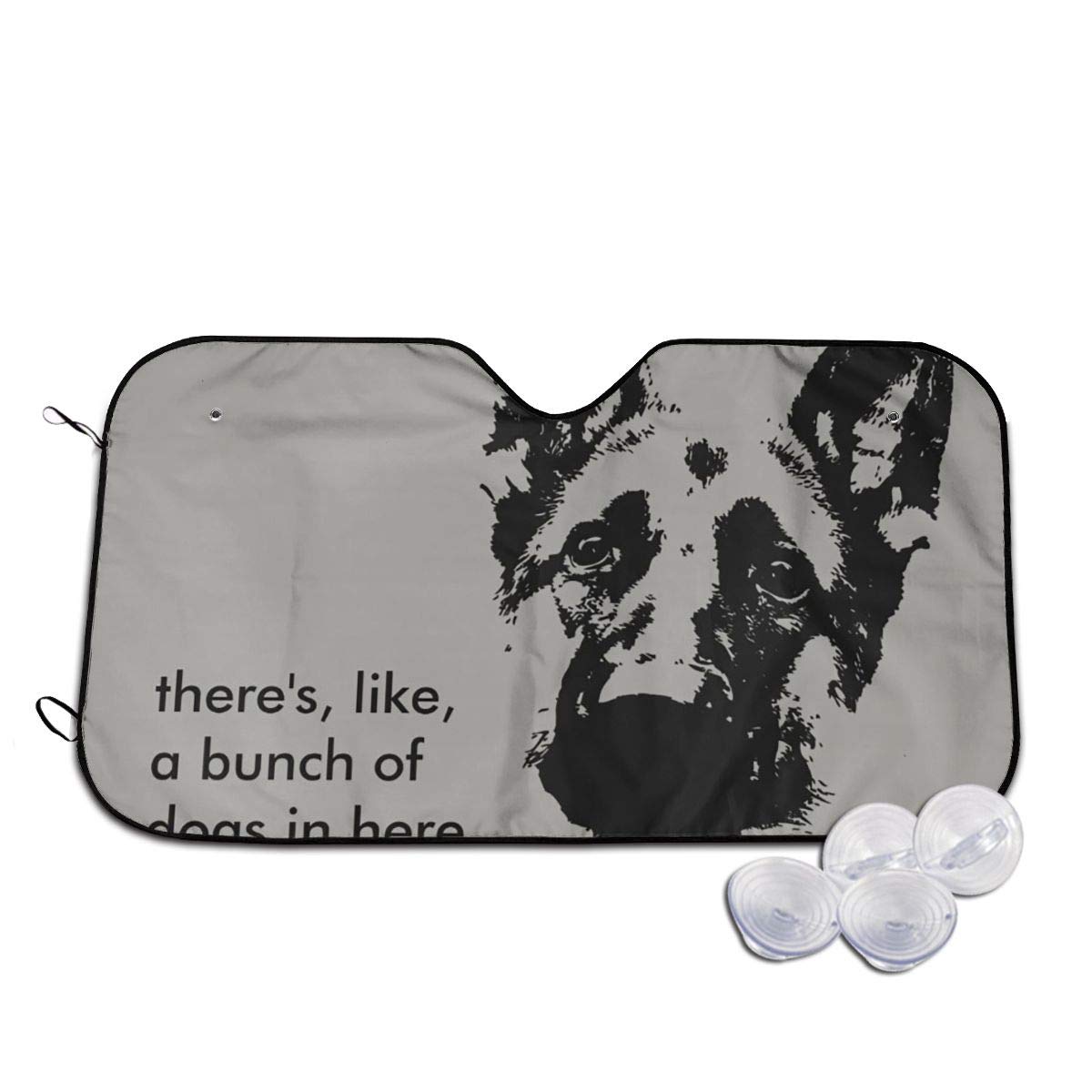 German Shepherd Dogs Windshield Sun Shades for Car UV and Heat Reflector