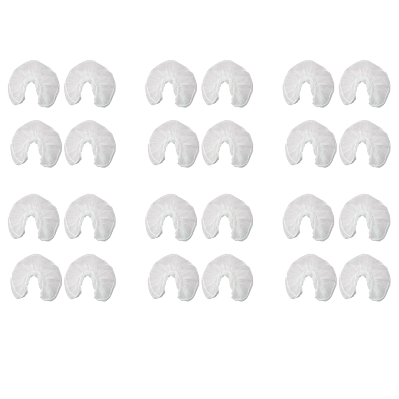 Hndhbfgrt 300x U Shaped Disposable Non-Woven Headrest Pillow Paper Beauty Spa Salon Bed Cover Massage Face Cradle Head Rest Covers