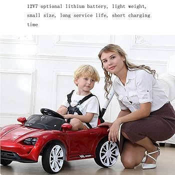 <特価>子供車　RED 電動乗用カー レスキュー消防車 サイレン音 ライト 2歳 3歳 電動