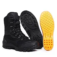 Coturno Masculino Militar Cano Alto Blaqueado 930
