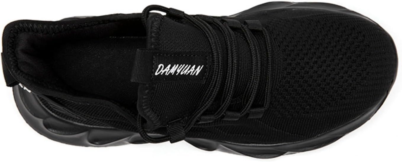 Tennis Shoes Womens Slip On Running Walking Shoes Size 7 Non Slip Athletic Casual Sports Black 38 - Image 3