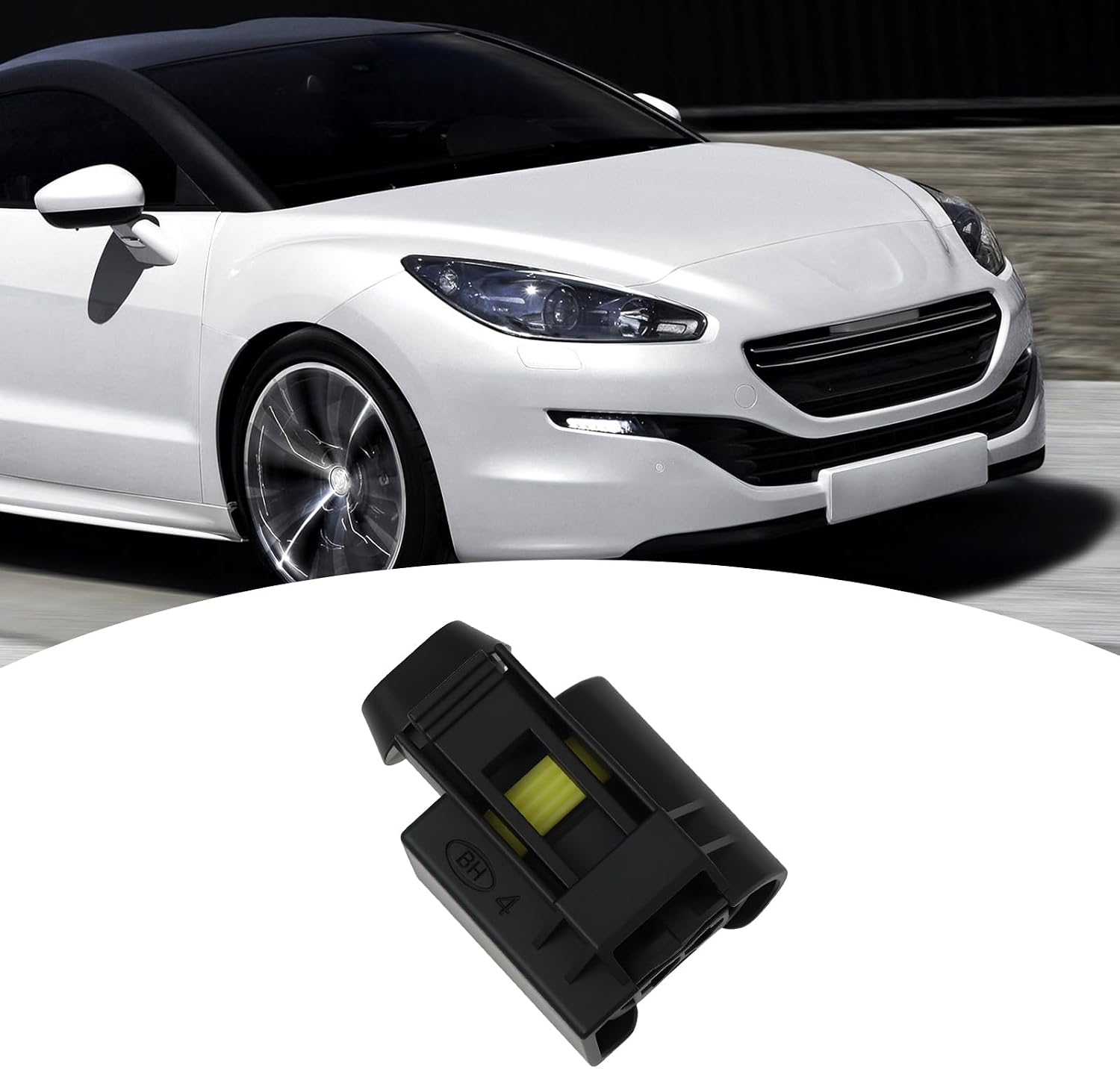 ECSiNG 2Pcs 2.8mm 2Pin Female Connector Kit 22140492075 10800444523 9441291 Compatible with Nissan Qashqai Vehicles