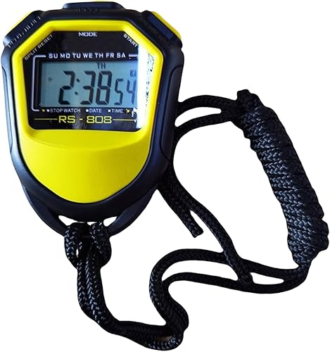 Cronómetro digital a prueba de golpes para entrenadores - Temporizador deportivo para correr, ciclismo, natación y fútbol