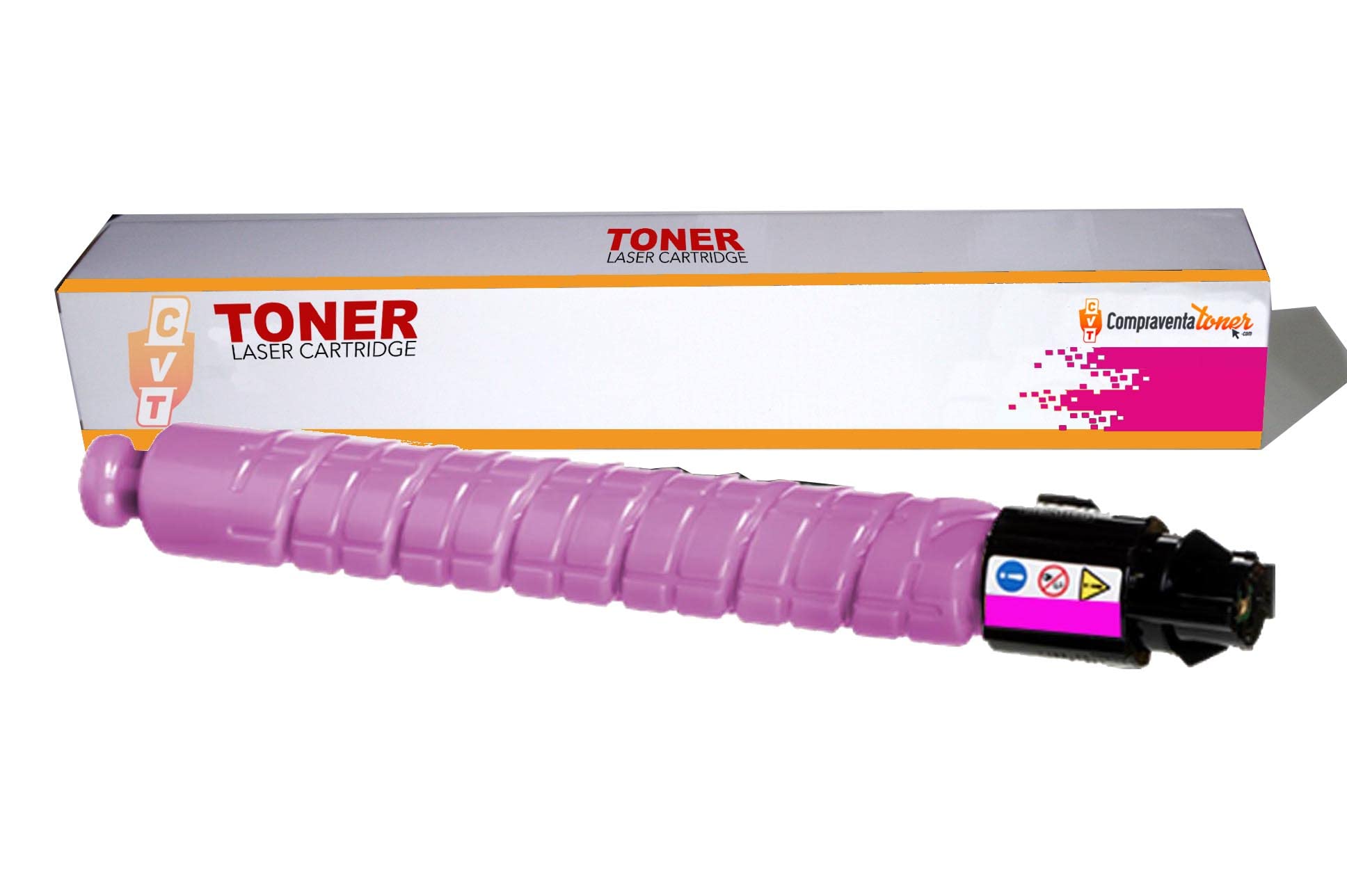 CVT - Pack 4X Toner genéricos MP-C300 / MP-C400 / MP-C401 Reemplazo Compatible para Ricoh Aficio 841550, 841551, 841552, 841553