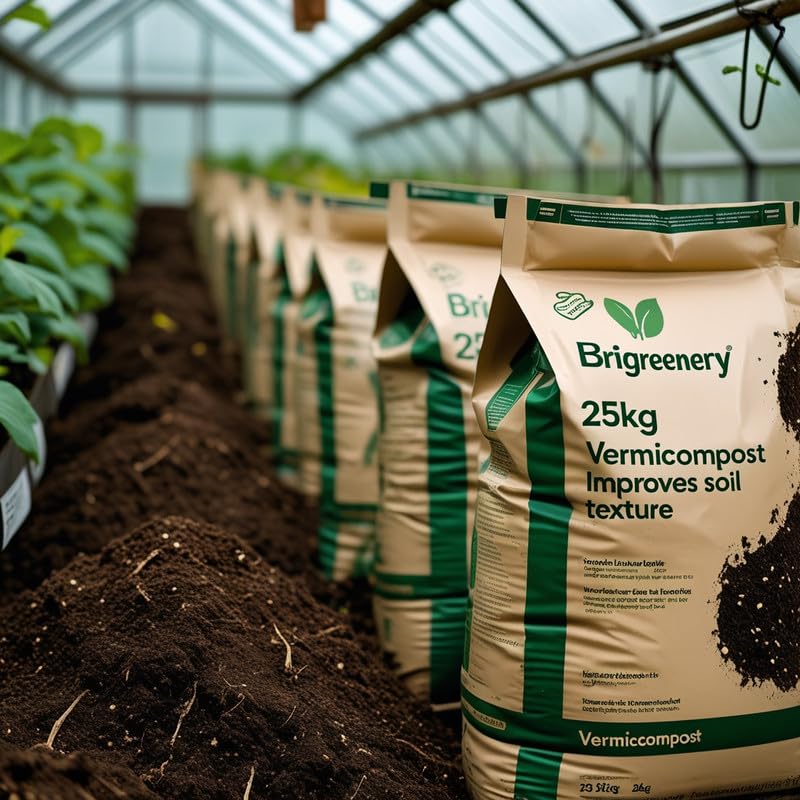 Vermicompost Organic Fertilizer Manure for Plants 25 Kg | Nutrient-Rich Compost | Eco-Friendly & Safe for Plants | Chemical-Free Manure-image-44