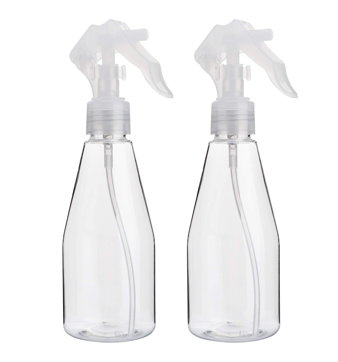 Lot De 2 Flacons Pulvérisateurs 500 Ml – 3 Modes (brume, Jet, Off) – Pour Plantes, Nettoyage, Huiles Essentielles, Barbecue (transparent)