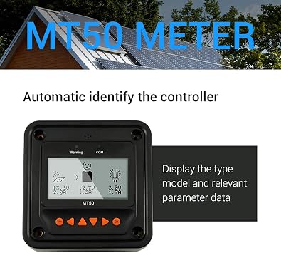 EPEVER MT50 Remote Meter LCD Screen Display, Monitor and Set Data of EPEVER TracerAN TRIRON N Tracer-BN VS LS-B Series MPPT&PWM Solar Charge Controller
