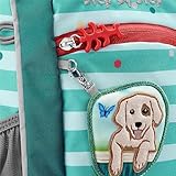 Step by Step KIGA MAGS „Dog Lucky“, 1 Magnet-Applikation mit Karabinerhaken, Hund, Anhänger zur Individualisierung des Kindergartenrucksack KIGA MINI & KIGA Maxi, für Mädchen & Jungen, 12 + Monaten