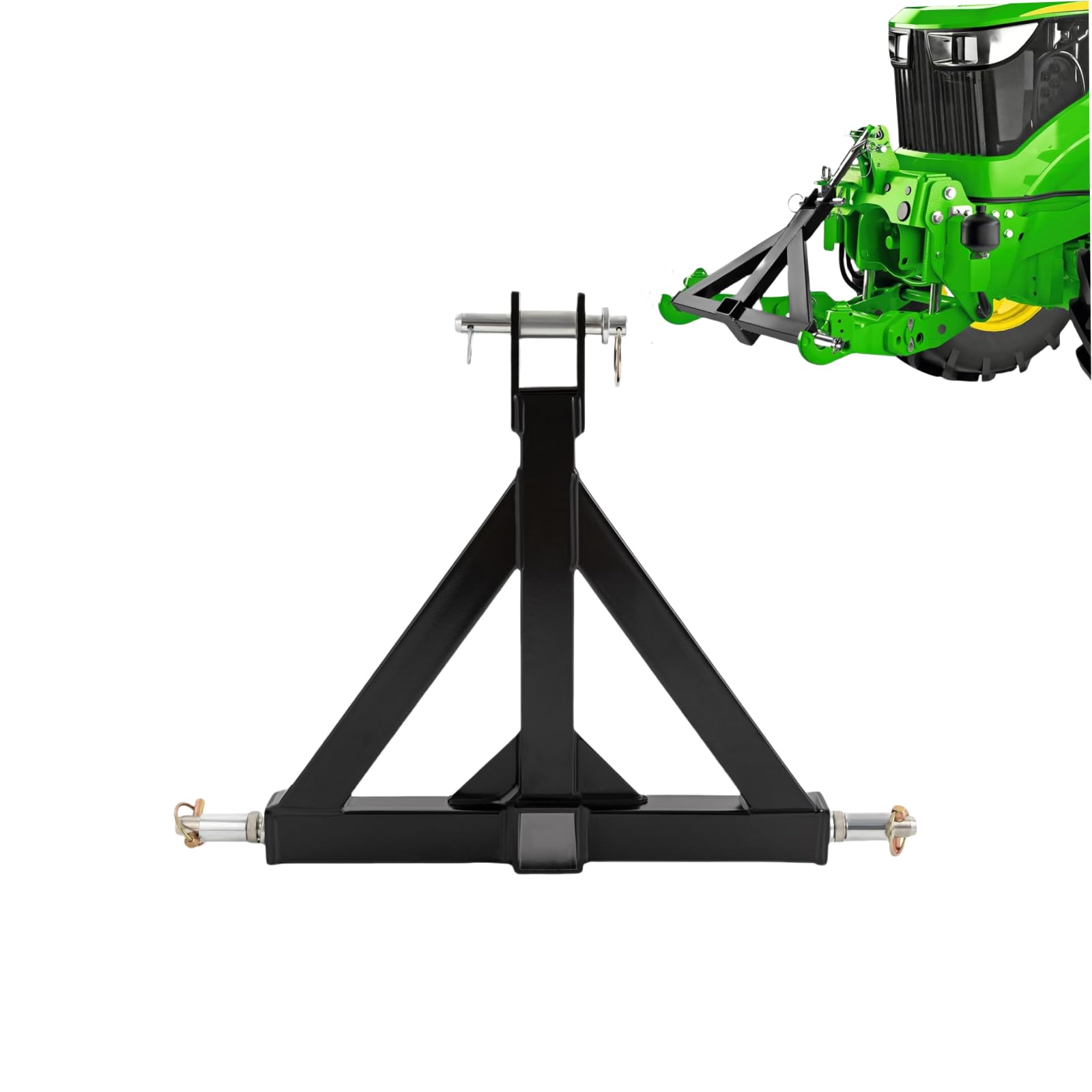 TOPTOW Adattatore Traino 3 In 1 Per ATV/UTV: Ricevitore 5 Cm Con Palla 1 7/8 E 2 Pollici