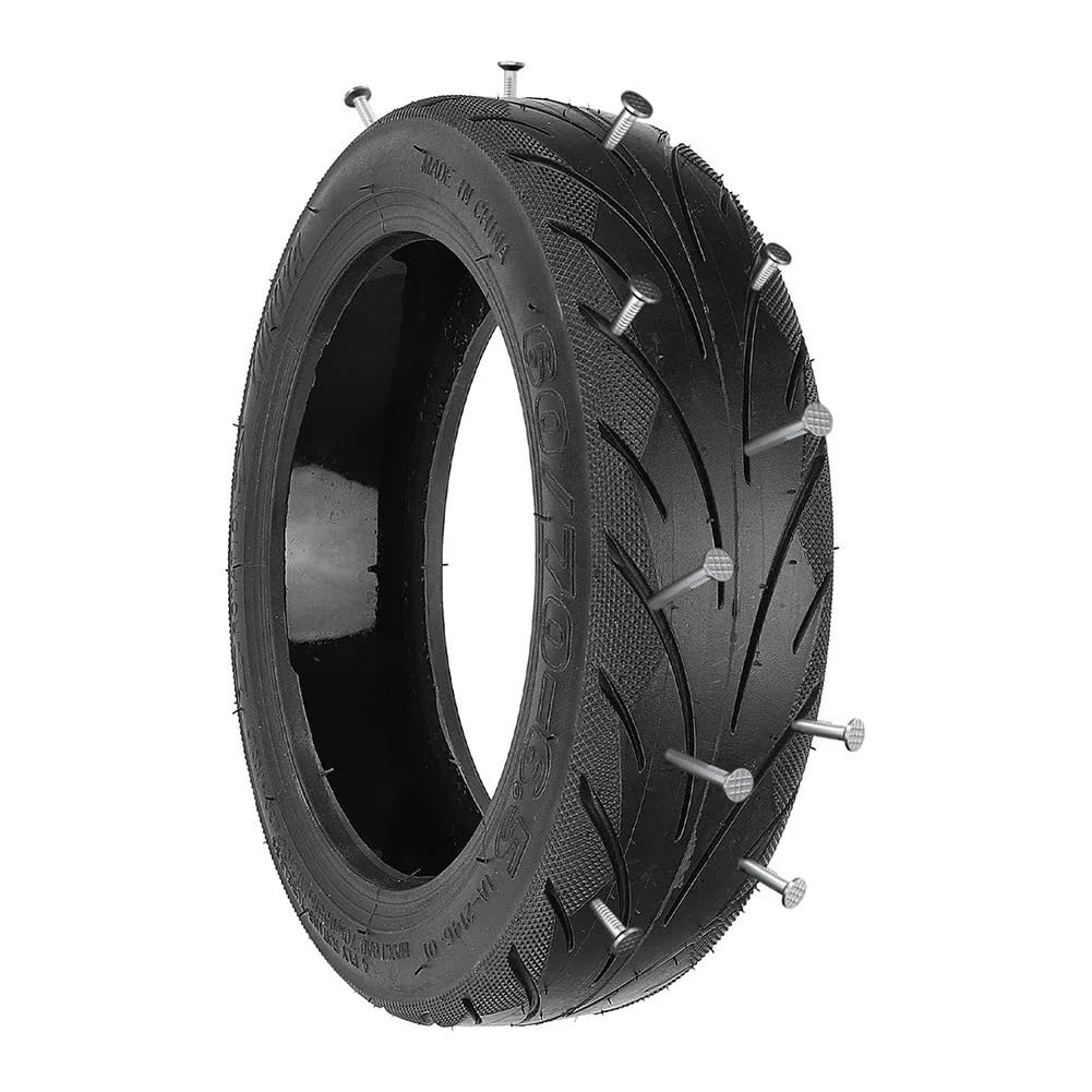 Pneu Trotinette Electrique 10 pouces 60/70-6.5 Scooter électrique Pneu Tubeless Pneus Caoutchouc E-Scooter Accessoires