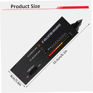 Diamond Tester Pen Professional Diamond Detector Non-Destructive Jewelry Testing Kit for Novice and Expert