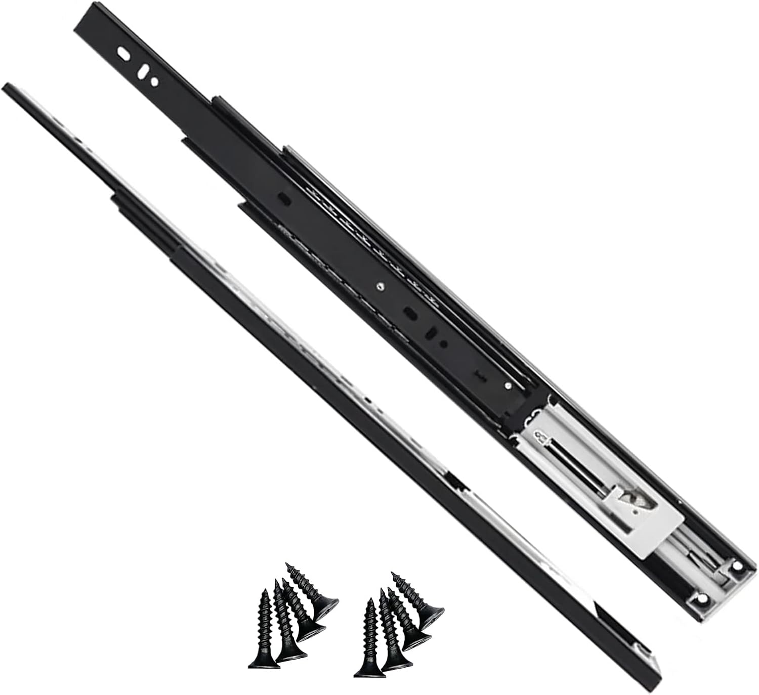 Schwerlast Schubladenschienen 1000mm - 120kg Tragkraft Mit Verriegelung