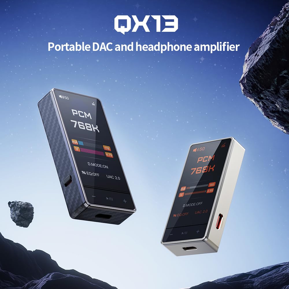 Amazon.co.jp: FiiO QX13ポータブルDACアンプ、ES9027PRO 8-Ch DAC