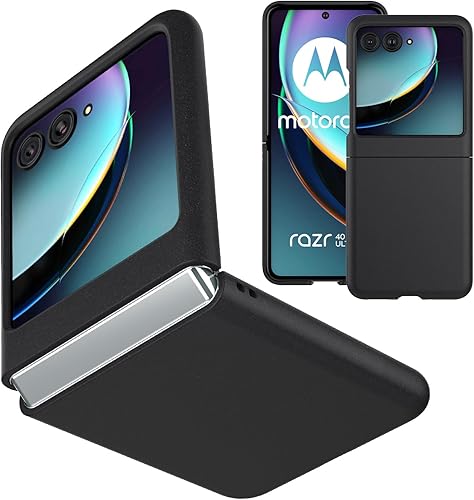 Eastcoo 【Actualizada】 Funda delgada para Moto Razr Plus 2023, [parte trasera de policarbonato duro] [sensación esmerilada] [soporte de carga