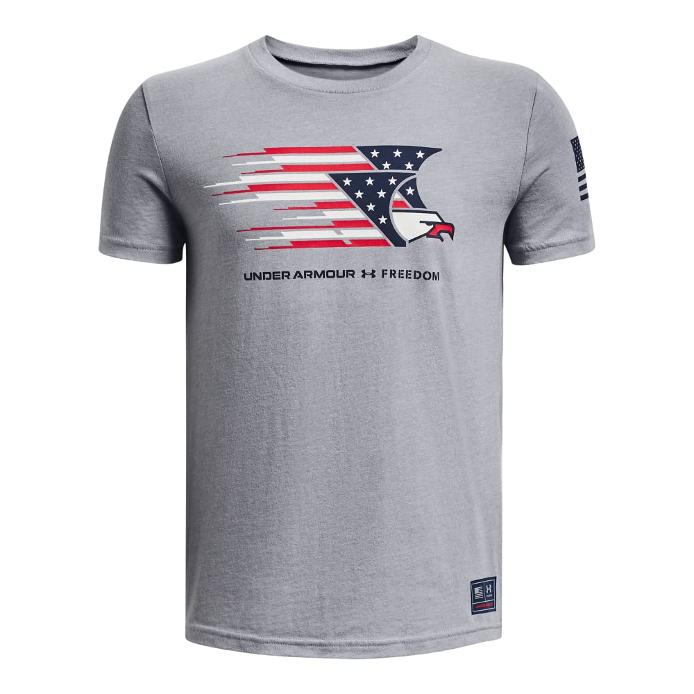 Under Armour Chłopięca koszulka z krótkim rękawem z grafiką Freedom
