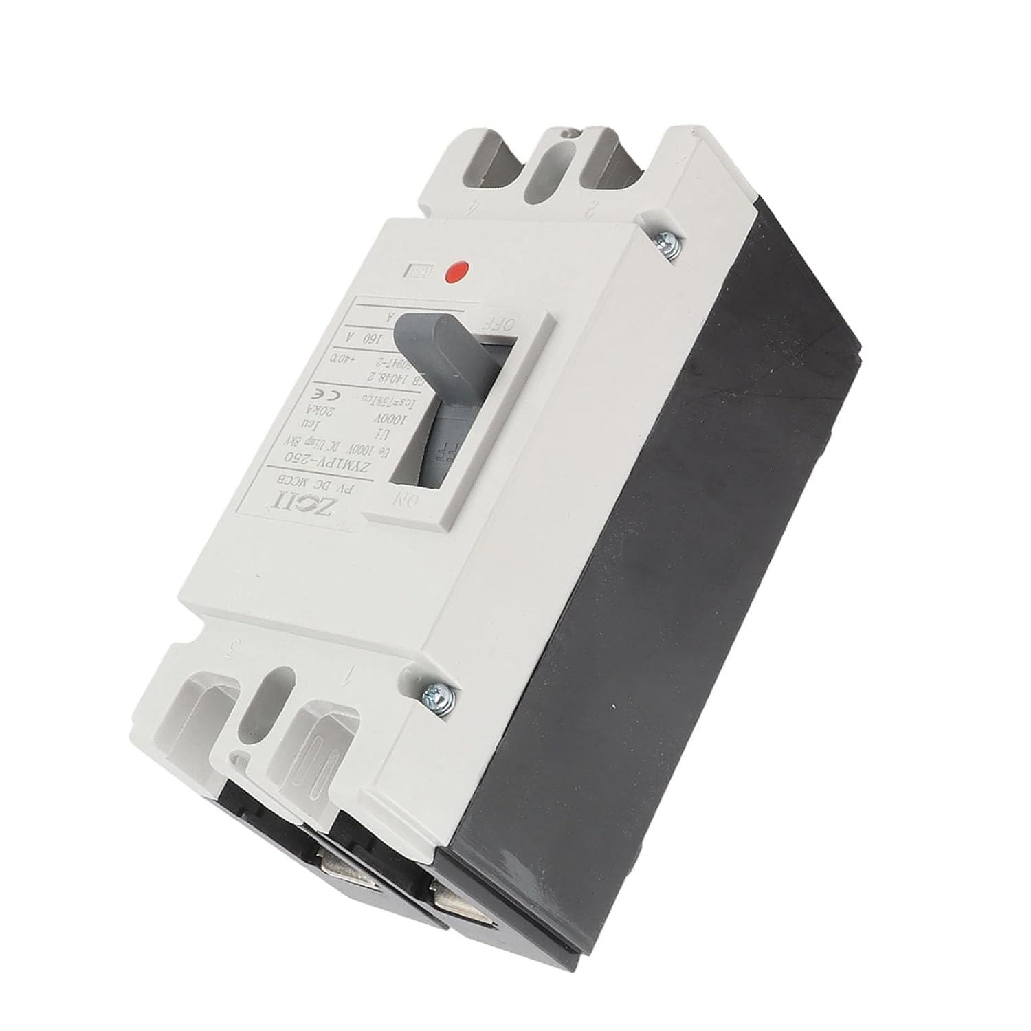 DC Miniature Circuit Breaker, 2 Pole 1000V 160A 20KA Isolator for Solar PV System, Flame Retardant Short Circuit Switch, DC Disconnect Switch