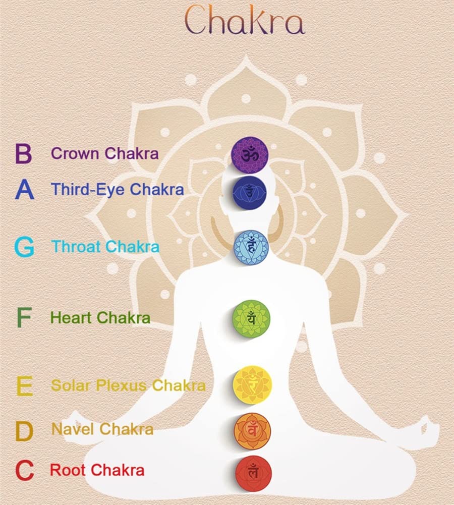 Campana tibetana in cristallo di quarzo per chakra, ideale per yoga, meditazione e bagni sonori, blu sfumato con martello in pelle scamosciata e O-ring, nota Mi da 432 Hz e 8,432 Hz-8 pollici E note