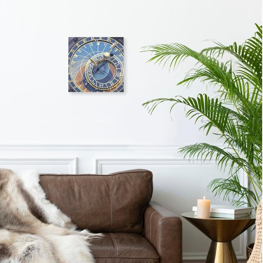 Miniatura 2 de 3dRose DPP_81173_3 República Checa, Reloj Astronómico de Praga EU06 BJA0020 Jaynes Gallery Reloj de pared, 15 x 15 pulgadas