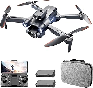 Namolit Drone de controle remoto com câmera Daul Quadcopter de controle remoto dobrável 4K com função de prevenção de obstáculos fluxo óptico posicionamento fotografia gestos com bolsa de