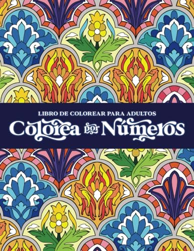 Libro de colorear para adultos: Colorea por números - mandalas y ...