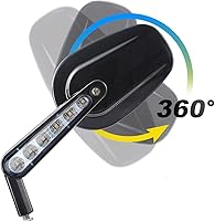 Vista 5 de Espejos retrovisores musculares LED intermitentes aptos para Harley Davidson VROD V-Rod VRSCF