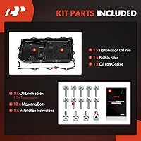 Vista 4 de A-Premium Cárter de aceite de transmisión con junta y tapón de drenaje compatible con Ram 1500 2500 3500 y Jeep Grand Cherokee y Dodge Charger