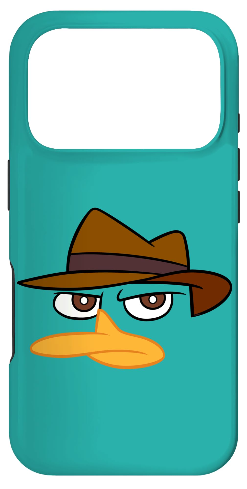 Disney Phineas and Ferb Big Face Perry The Platypus Costume Case for iPhone 17 Pro