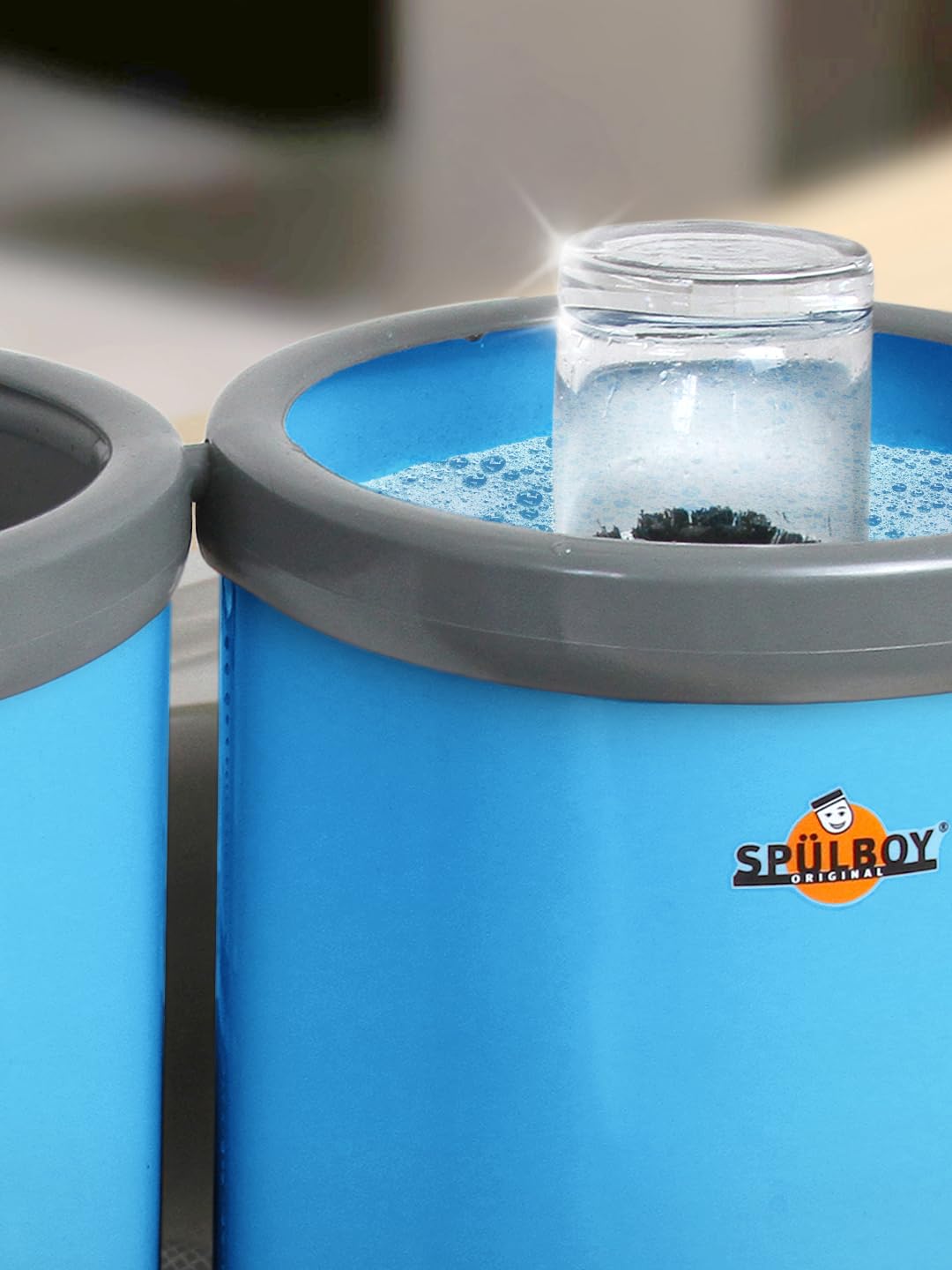 Gläserspülgerät SPÜLBOY®TwinGo T; limitierte Sonderedition in blau