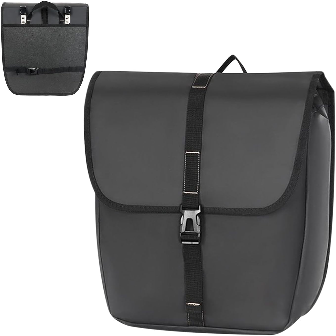 Bag for Bike Rack - Waterproof with Carry Handle - Bicycle Bag Luggage Carrier,for Gloves Cell Phone Raincoat Water Bottle Keys Commuting Travel City Touring