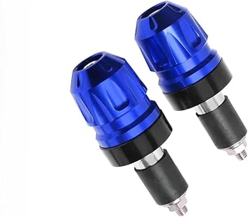 Motorcycle Handlebar Anti Drop Balance Block Bar End Weights Plug CNC Modification Accessories Compatible with SYM Husky ADV150 Husky ADV300Blue