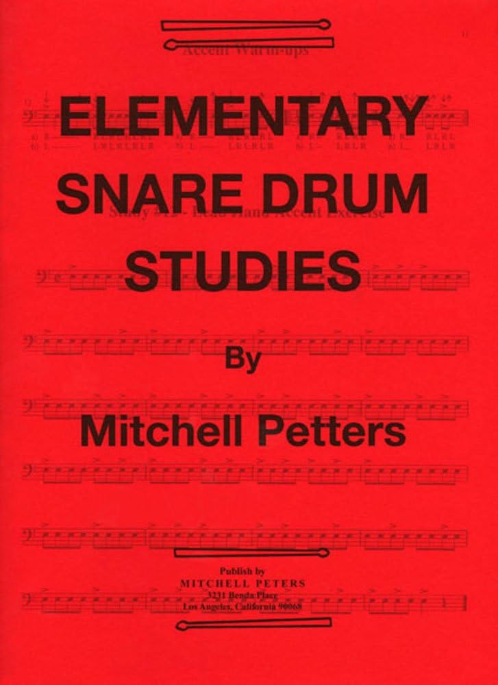 TRY1063 - Elementary Snare Drum Studies Paperback – January 1, 1988
