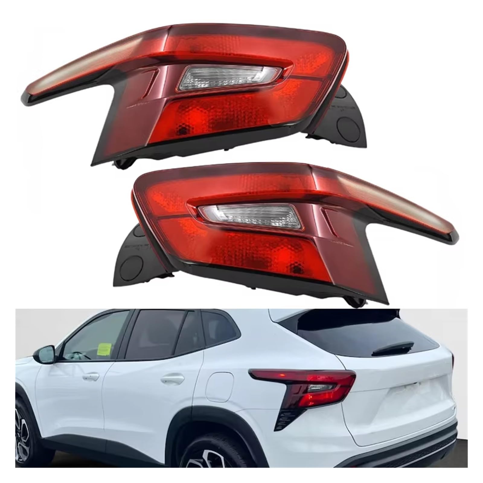 traseras Para Chevy para Trax 2024-2025 luz trasera de coche freno lámpara antiniebla conjunto 42865505 42865504 Luces de freno(bien)