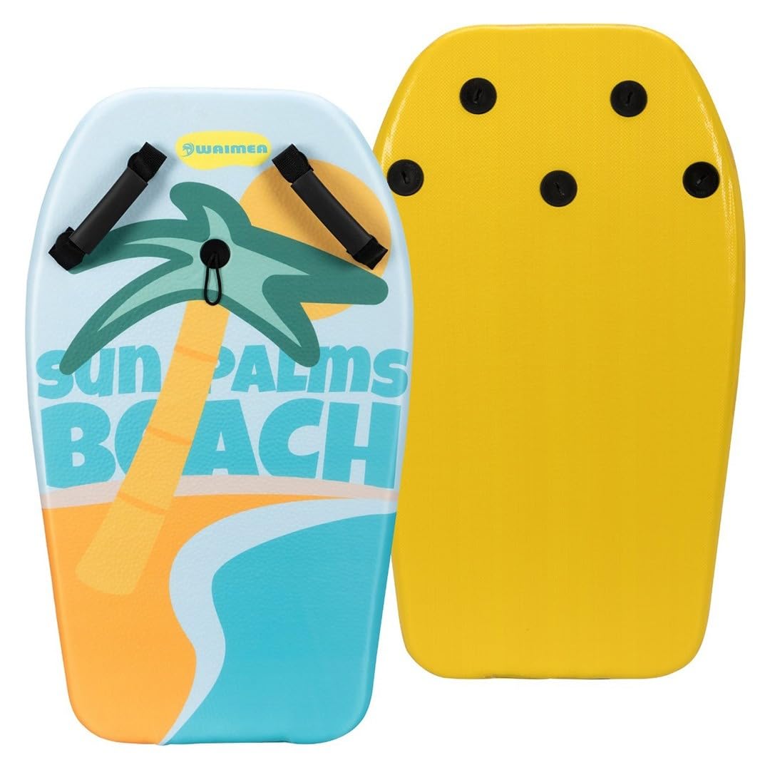 Planche de bodyboard avec poignées - 80 x 46 x 5,2 cm
