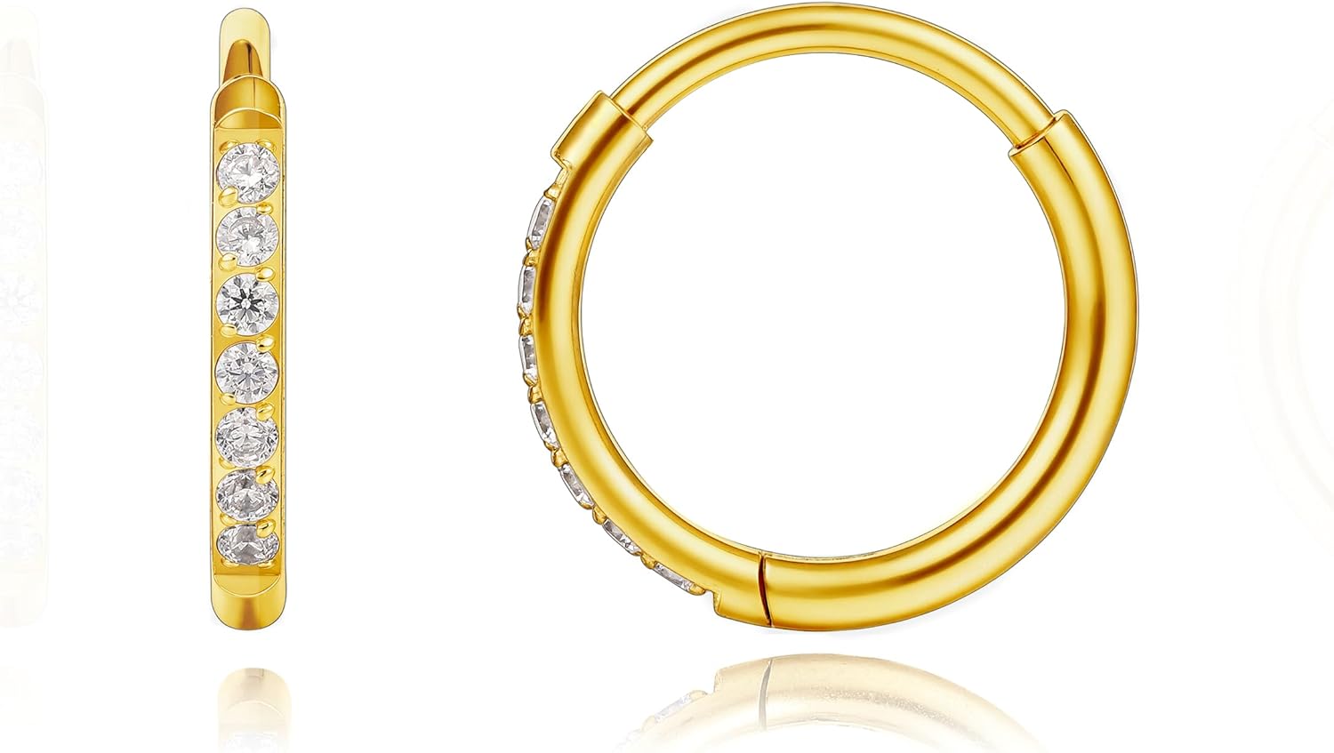 Limerencia Titanium Hoop Earrings for Women,G23 Implant Grade Pure Titanium Lightweight Hoop Earrings for Women Men Sensitive Ears