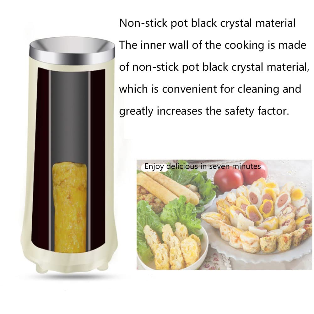 Máquina Tortilla De Huevo Eléctrica Para Hacer Rollos De Huevo Máquina Automática De Salchichas Hervidor De Huevos Eléctrico Calentamiento De Yema Huevo Mezclada Cocedor De Huevos DIY