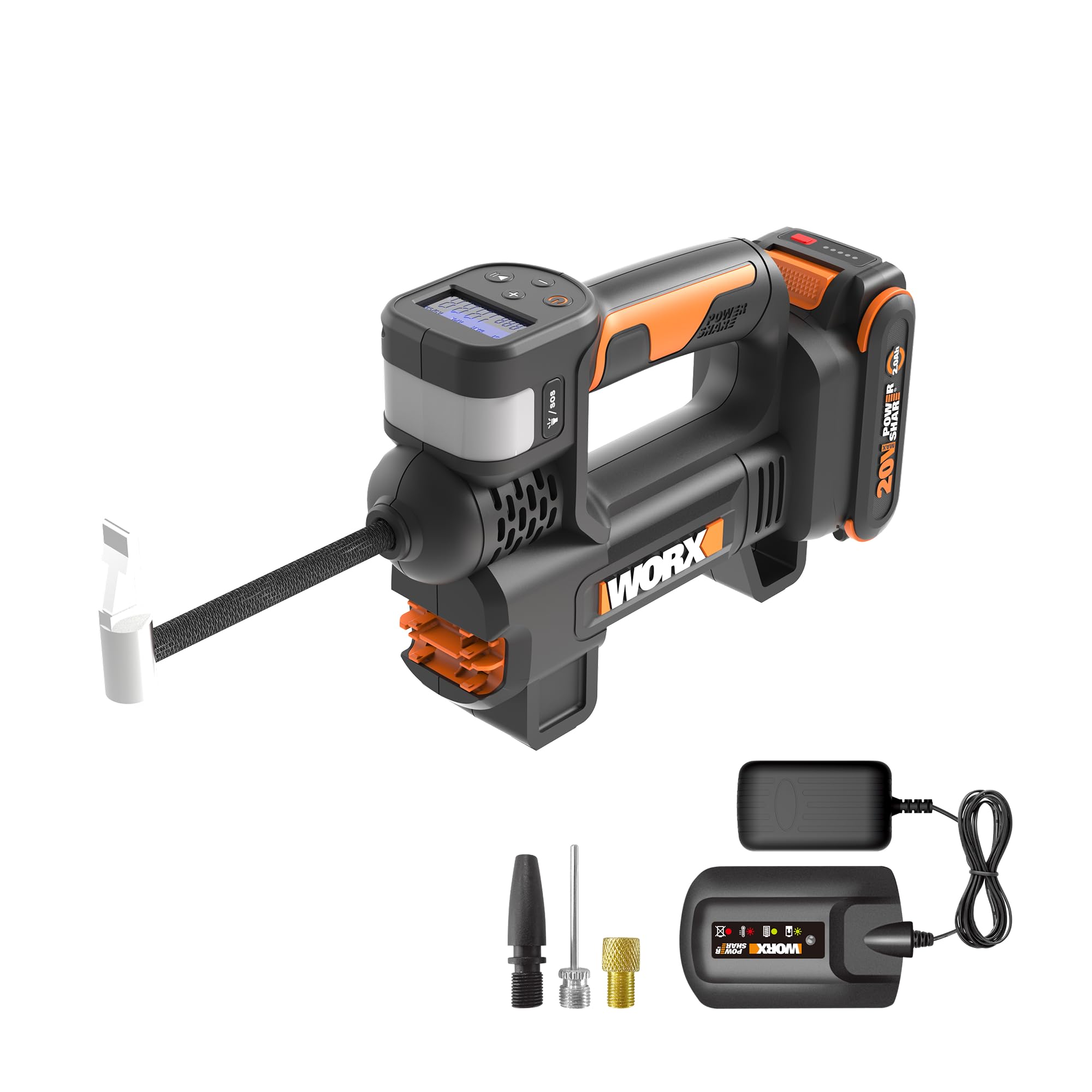 Worx WX092L 20V Power Share Portable Air Pump Inflator : Amazon.ca