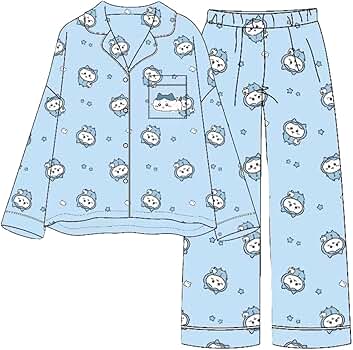 Amazon | [FENGREN] パジャマ ちいかわ レディース 上下 セット