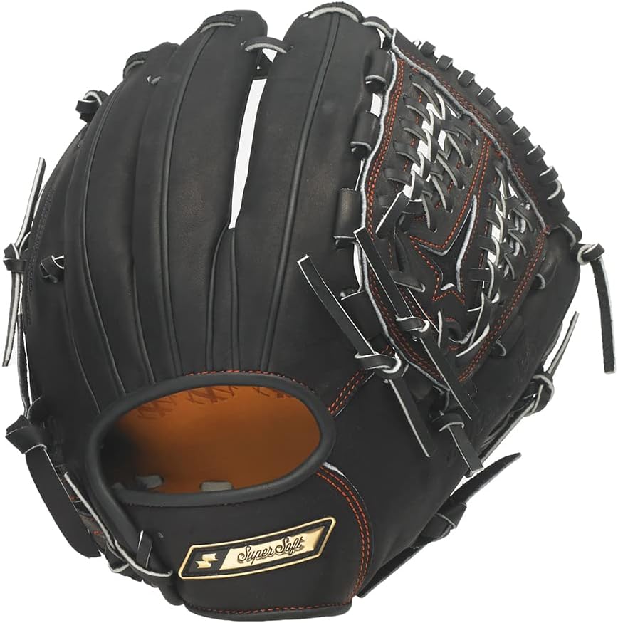 SSK SSS21506L22 Softball Grab, Super Soft, All-Round, Black, Right Throw