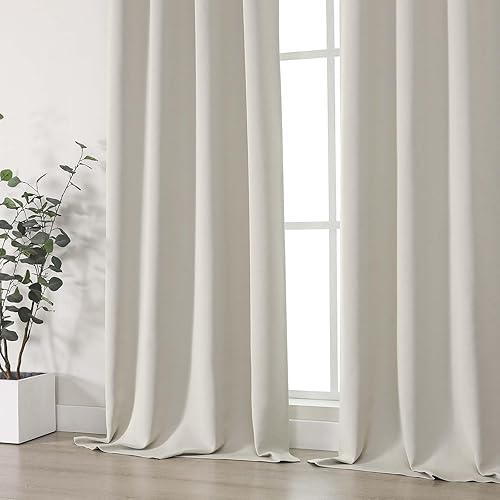 Miniatura 89 de OVZME Cortinas opacas turquesa para tratamiento de ventanas pequeñas, cortinas cortas con bloqueo de luz para ventana de cocina sobre el fregadero,