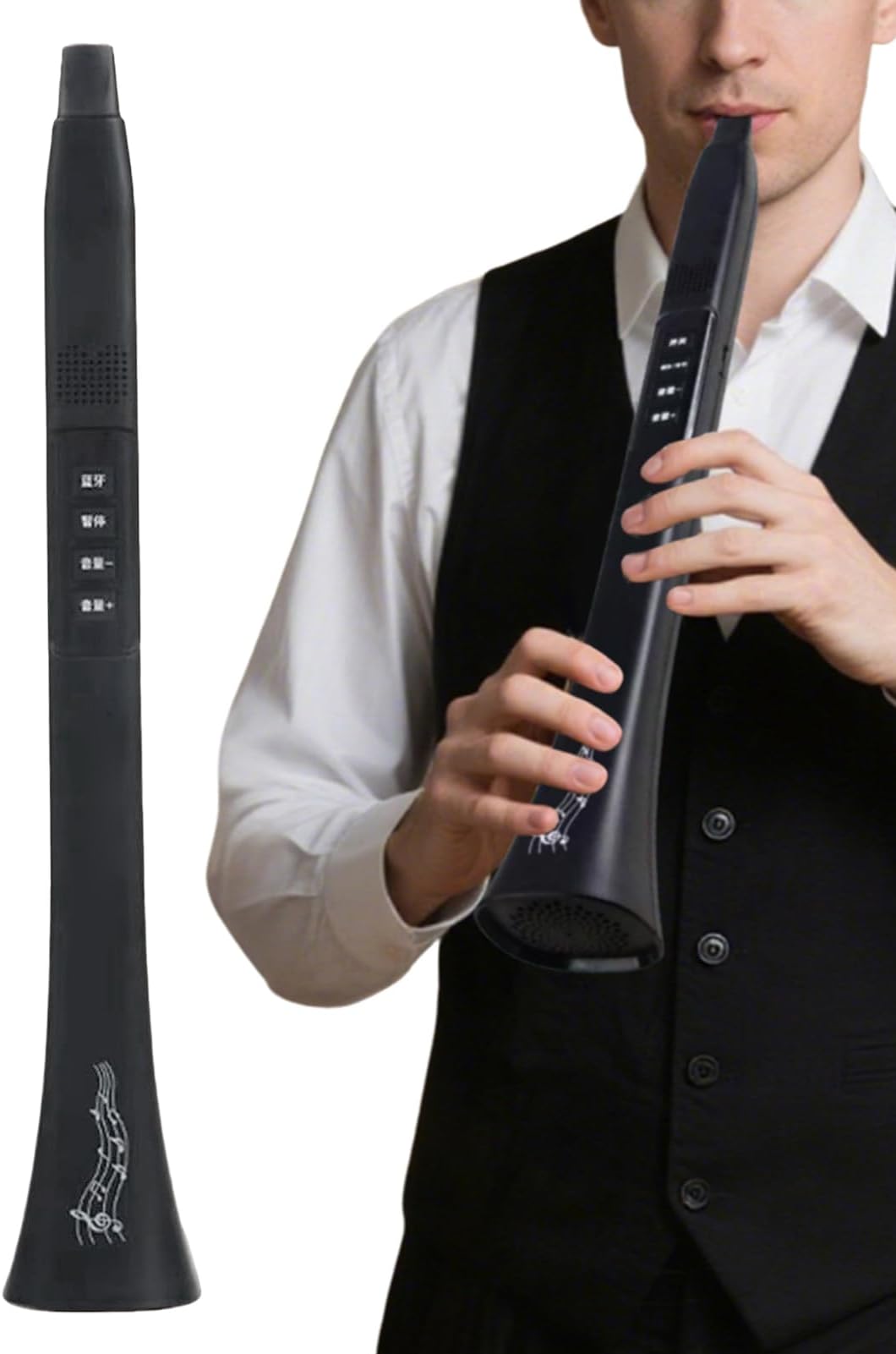 Digital Wind Instrument - Portable Digital Electronic Wind Instrument Synthesizer | Wireless Musical Equipment for Parties Home Performances Rehearsals Outdoor Gatherings
