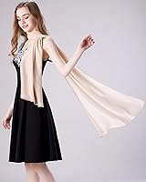 Vista 43 de Chales/mantones de gasa suave para vestidos, accesorios de mujer Rubor