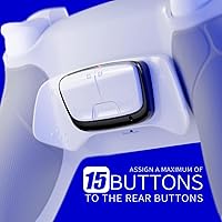 Vista 5 de HEXGAMING ULTIMATE Hall Effect Wireless Controller Compatible with ps5-4 Back Buttons, Mouse-Click Hair Triggers, Interchangeable Thumbsticks - Black