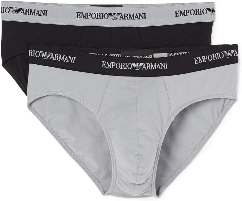 Emporio Armani Men's 2 Pack Cotton Brief