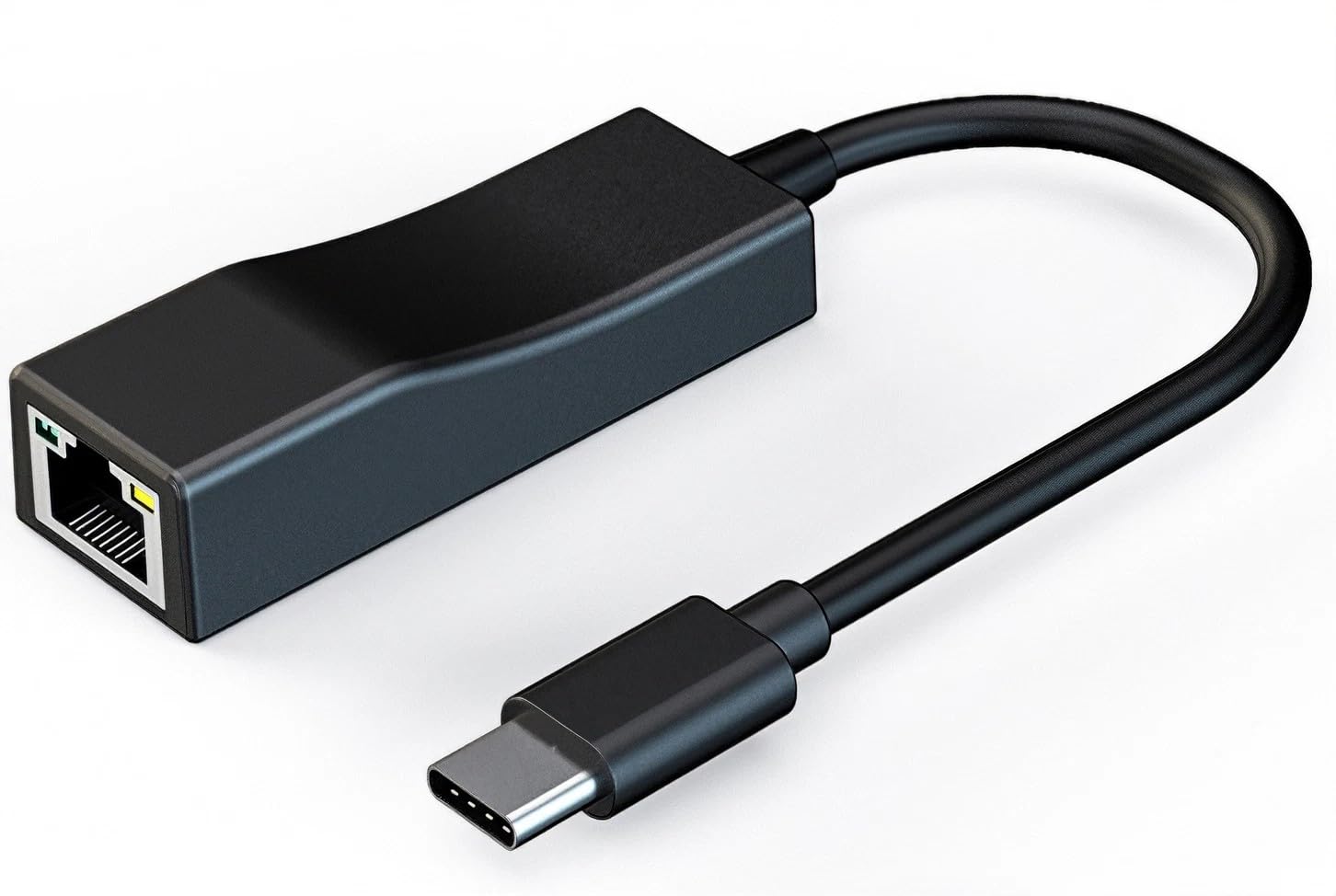 USB-C to Ethernet Adapter – 10/100Mbps, Plug and Play for MacBook Pro/Air, Dell XPS, HP Spectre, Acer Chromebook