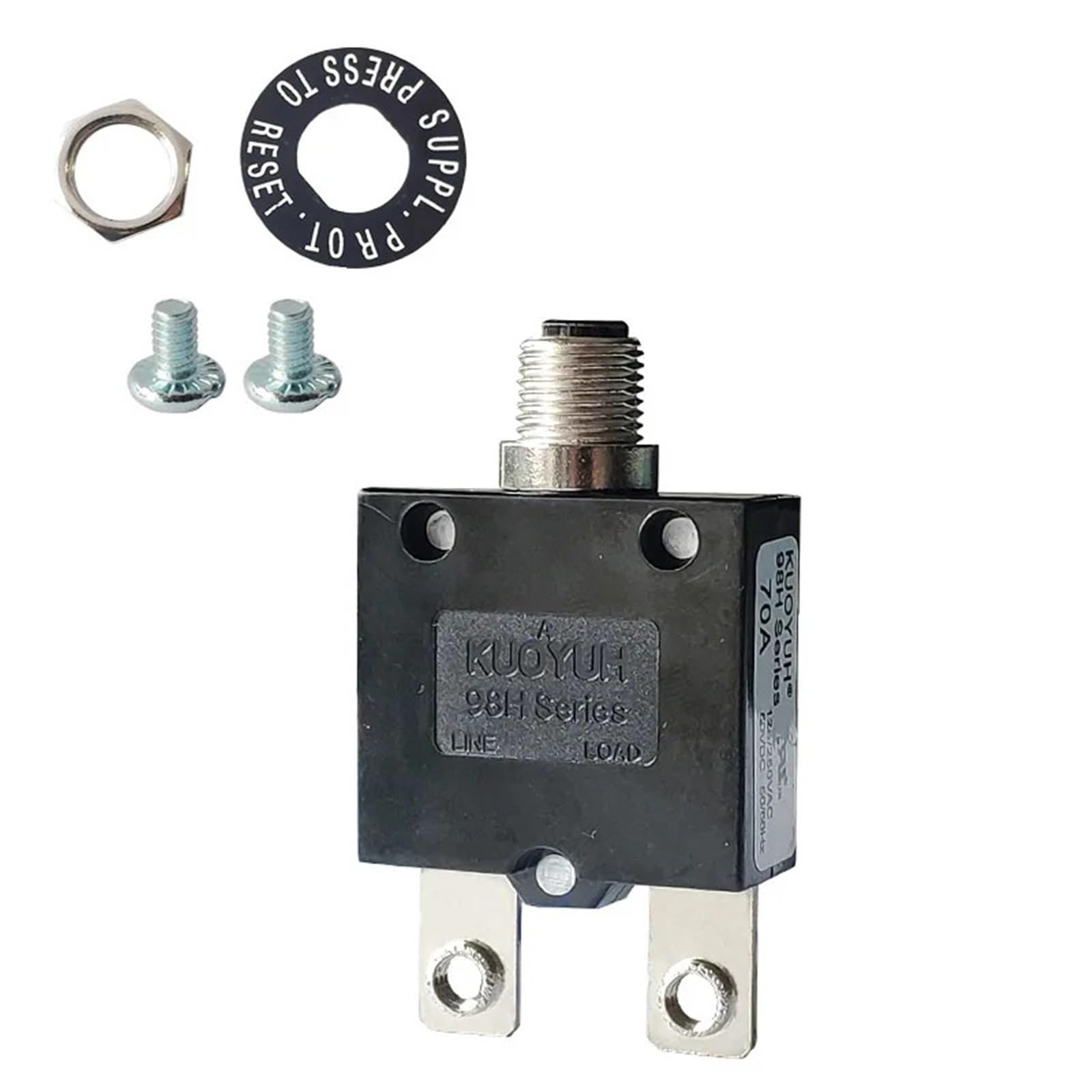 Disjoncteur électronique 80A réenclenchement automatique 98H pour protection circuit thermique