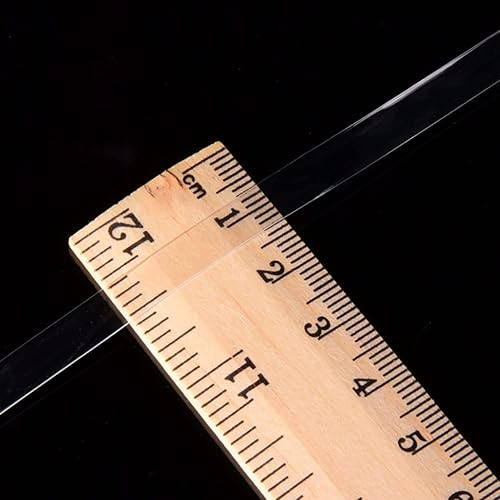 Vista 12 de BBTO Correa elástica transparente, ligera, elástica, transparente, para proyectos de costura de tela (33 yardas x 0.06 pulgadas)
