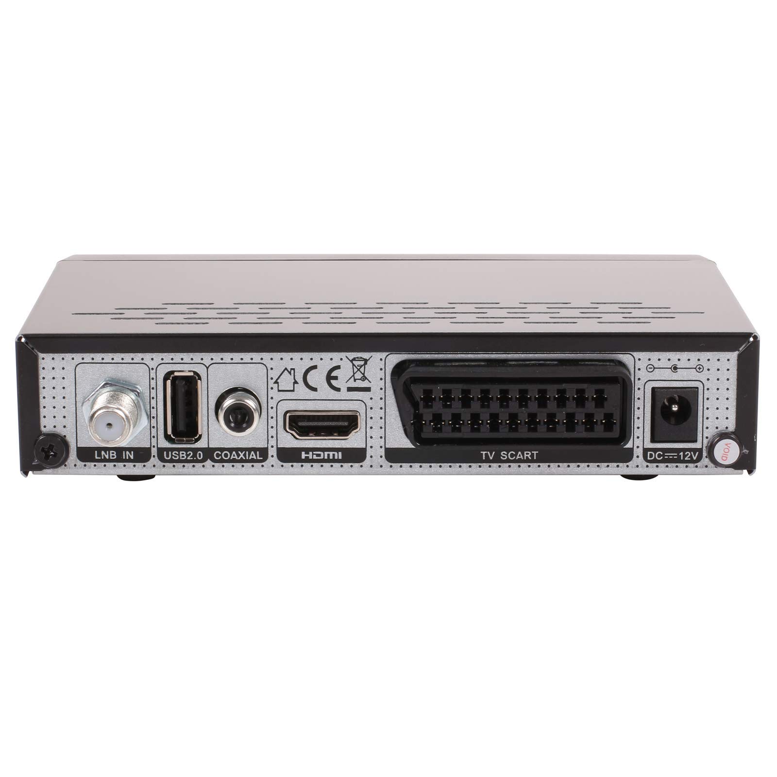 ANKARO DSR 4100 Plus HD HDTV Receptor de satélite digital (HDTV, DVB-S/S2, SAT, HDMI, SCART, 1 puerto USB 2.0, Easyfind, Full HD 1080p) [preprogramado para Astra Hotbird] – Negro